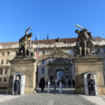Castle gates, Prague
