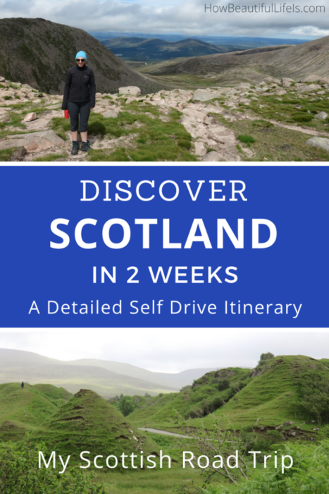 Discover Scotland in two weeks using this self drive itinerary #scotland #scotlandtravel 