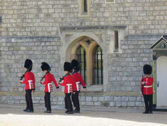 Windsor Castle changing of the guards. Exploring Windsor Castle & Windsor Great Park