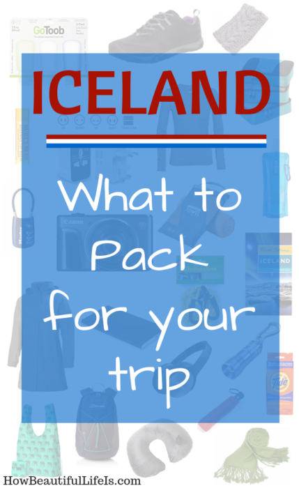 Wondering what to pack for Iceland? Use this packing guide to help you pack for Iceland #Iceland 