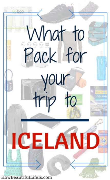Use this guide to help you pack for Iceland