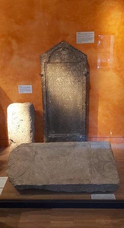 Roman Ruins at The Collection. Exploring the historic city of Lincoln, England