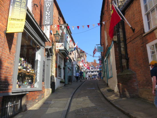 Steep Hill. Exploring the Historic City of Lincoln, England