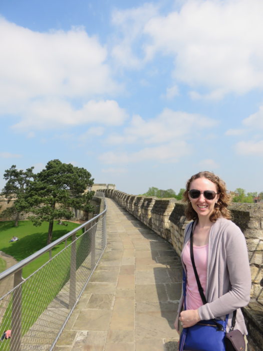 Walking the Lincoln Castle walls. Exploring the Historic City of Lincoln, England