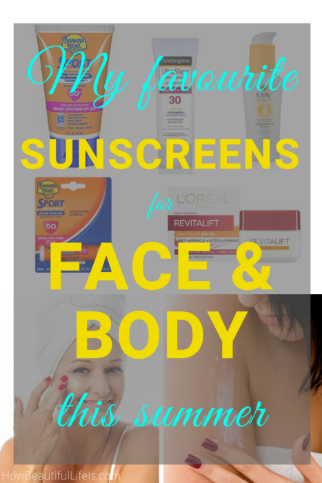 Summer is finally here! These are my favourite sunscreens for face and body this summer