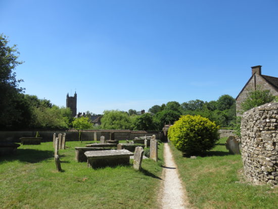 Cerne Abbas cemetery. Exploring the Jurassic Coastline of Dorset England