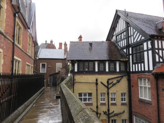 Chester walls. Must see locations in and around the historic walled city of Chester, England