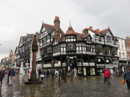 Chester Rows. Must see locations in and around the historic walled city of Chester, England