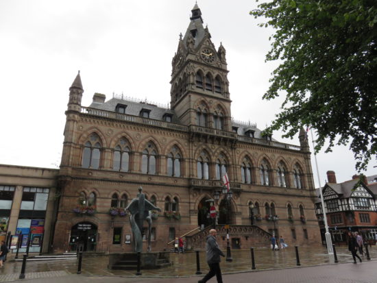 Chester town hall. Must see locations in and around the historic walled city of Chester, England