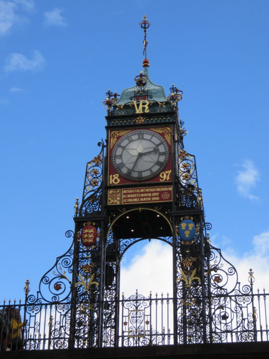 Eastgate Clock. Must see locations in and around the historic walled city of Chester, England