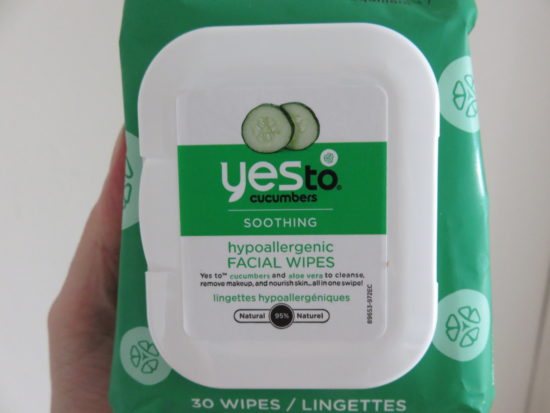Yes to Cucumbers 30 Soothing Hypoallergenic Facial Wipes. Review of the Best Biodegradable Face Wipes