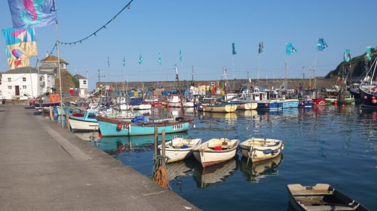 Mevagissey harbour. Self-Drive Itinerary Around the Coast of Cornwall England
