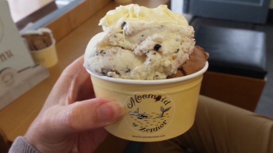 Zennor’s Moomaid ice cream, St Ives. Self-Drive Itinerary Around the Coast of Cornwall England