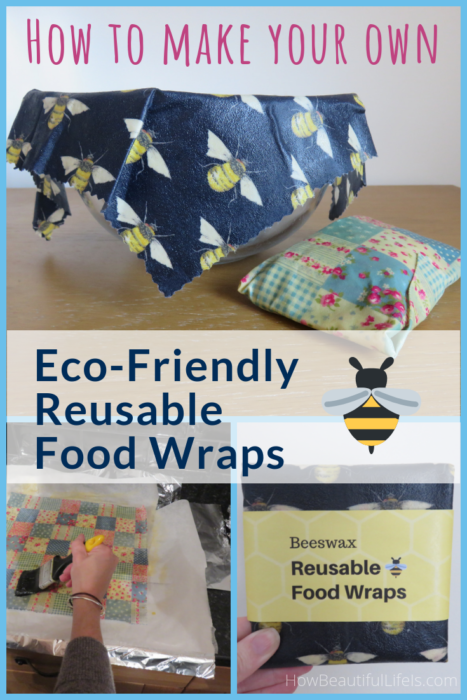 How to make your own eco-friendly, reusable waxed food wraps #foodwraps #ecofriendly