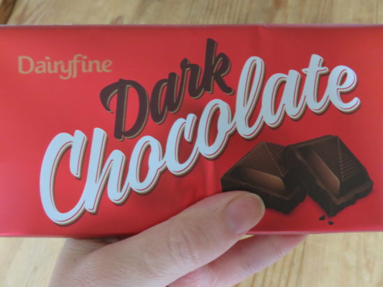 Dairyfine Dark Chocolate. My Favourite Aldi Products I Can’t live Without