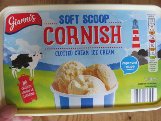 Gianni soft scoop Cornish clotted cream ice cream. My Favourite Aldi Products I Can’t live Without