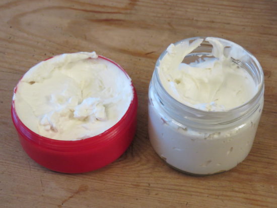 Moisturising, anti-ageing whipped body butter recipe for very dry skin