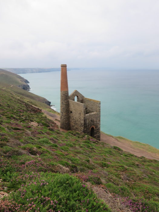 Towanroath shaft, St Agnes Heritage Coast. Self-Drive Itinerary Around the Coast of Cornwall England