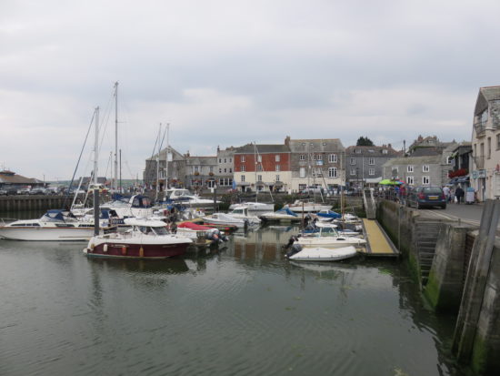 Padstow harbour. Self-Drive Itinerary Around the Coast of Cornwall England