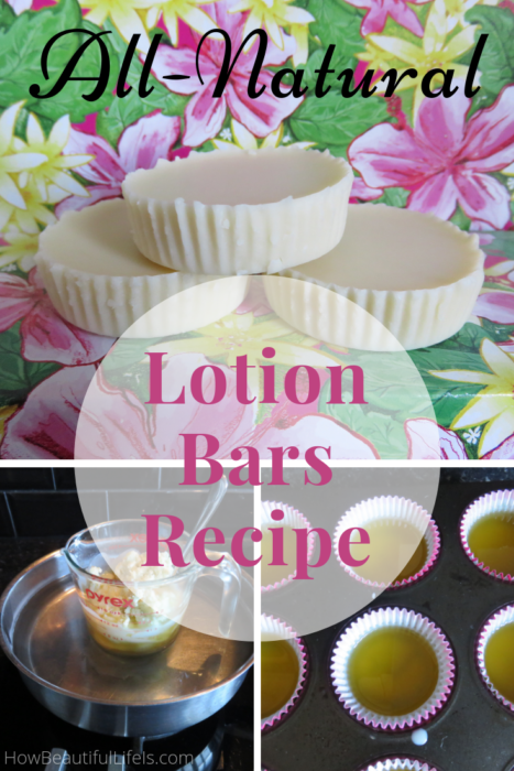 How to make all-natural moisturising lavender lotion bars recipe 