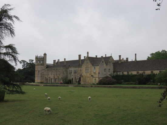 Lacock Abbey. Visiting the historic National Trust village of Lacock, Wiltshire, England