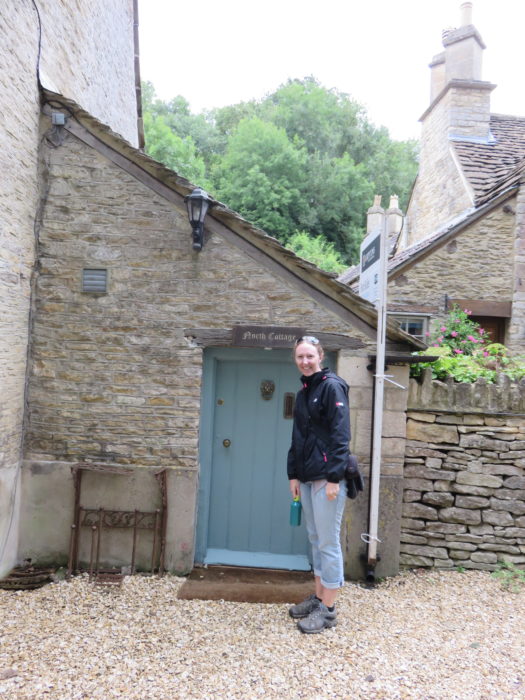 Cute little cottage door. Exploring Castle Combe, the prettiest village in the Cotswolds, Wiltshire #England