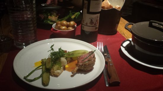 Dinner at La Tablée restaurant. What to See and Do in and Around Chamonix French Alps – Other Than Skiing #winterholiday #france
