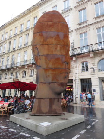 Sanna sculpture in Place de la Comédie. The ultimate guide to exploring Bordeaux France #france #francetravel #bordeaux