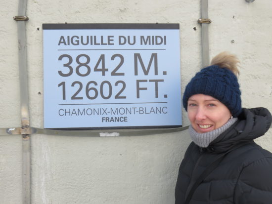 The top of Aguille Du Midi. What to See and Do in and Around Chamonix French Alps – Other Than Skiing #winterholiday #france