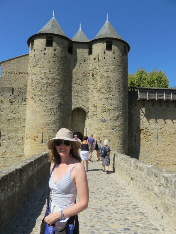 The bridge to the entrance of Château Comtal. Day Trip to Carcassonne Medieval Citadel and Castle #france #francetravel #carcassonne
