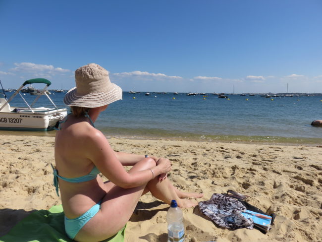Beach at L'Herbe. How to Spend a Day in Cap Ferret #france #francetravel #capferret