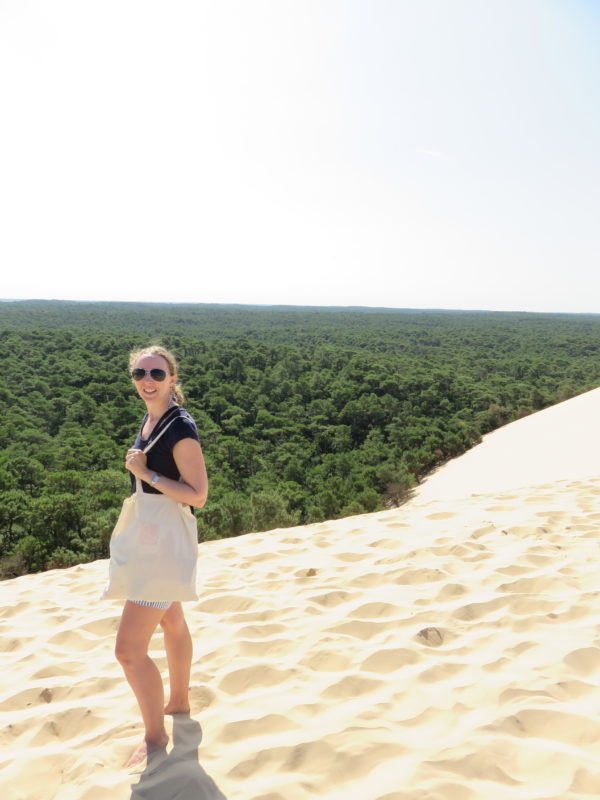 Views from the top of Dune du Pilat. What to see and do in Arcachon France #france #francetravel #arcachon