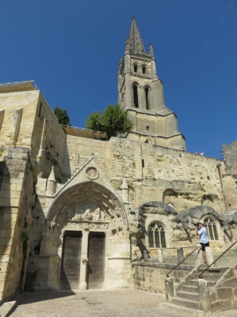Monolithic Church and Bell Tower. A Detailed Guide on How to Spend a Day in Saint-Émilion France #france #francetravel