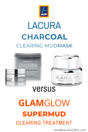 In depth review of Aldi's Lacura Charcoal Clearing Mud Mask #aldi #lacura #skincare