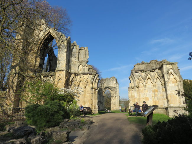 St Mary's Abbey. What to see and do in and around York, Yorkshire England