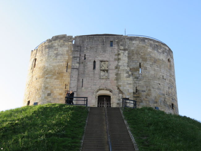 Clifford’s Tower. What to see and do in and around York, Yorkshire England