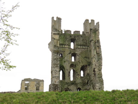 Helmsley Castle. Exploring Yorkshire's Howardian Hills: Area of Outstanding Natural Beauty