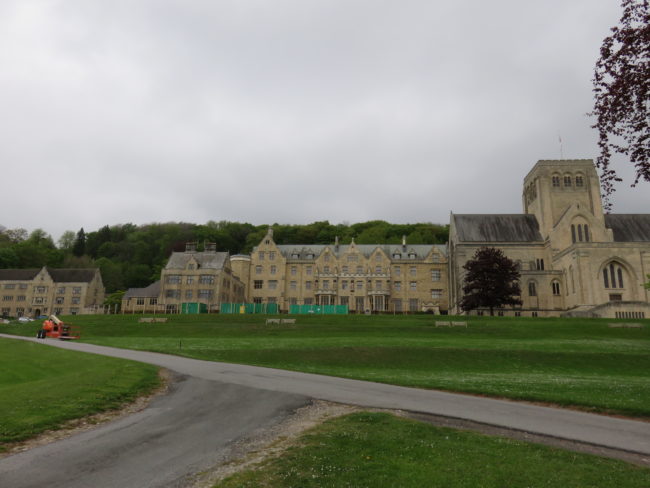 Ampleforth Abbey. Exploring Yorkshire's Howardian Hills: Area of Outstanding Natural Beauty