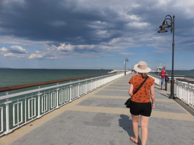 Burgas jetty. Relaxing in Burgas on the Black Sea Coast #burgas #bulgaria
