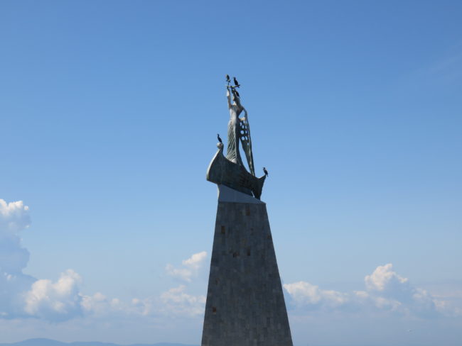 Statue of St Nicholas. Day trip to the ancient coastal city of Nessebar Bulgaria #bulgaria '#nessebar