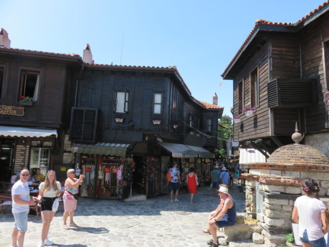 19th Century Wood and Stone Buildings. Day trip to the ancient coastal city of Nessebar Bulgaria #bulgaria '#nessebar
