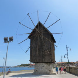 Wooden Windmill. Day trip to the ancient coastal city of Nessebar Bulgaria #bulgaria '#nessebar