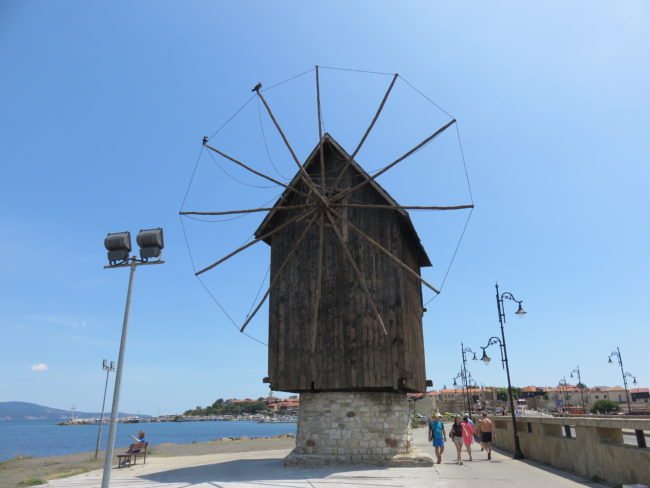 Wooden Windmill. Day trip to the ancient coastal city of Nessebar Bulgaria #bulgaria '#nessebar