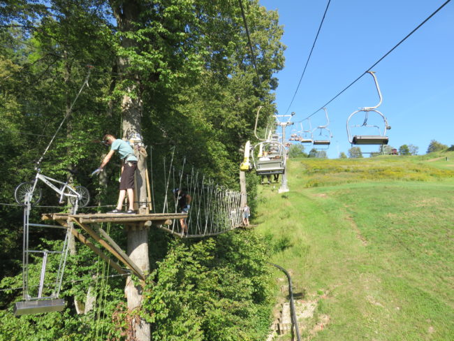 Chairlift in the Sigulda Adventure Park. What to see and do in Sigulda, Gauja Valley #Latvia