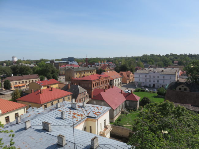 Views from Cēsis Manor Tower. How to spend a day in the historic town of Cēsis #Latvia