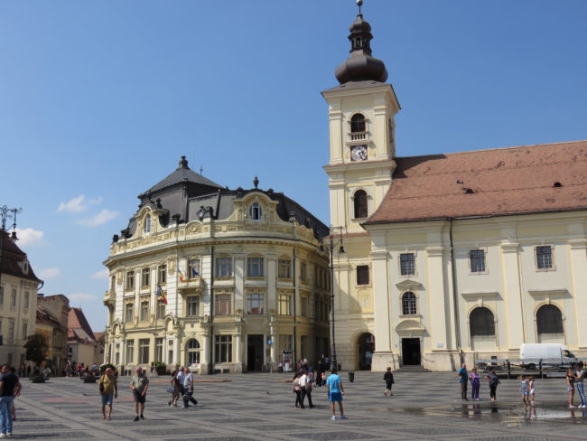Piata Mare. How to spend an afternoon in Sibiu Romania #romania