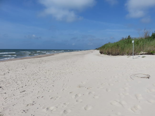 White sandy beaches in Pape Nature Park #Latvia