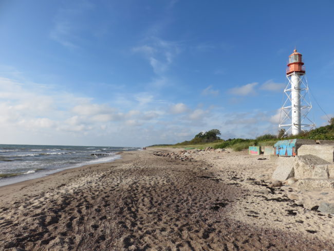 Visiting the lighthouse in Pape Nature Park #Latvia