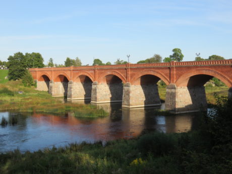 Kuldiga historic arched brick bridge. Visiting the charming Latvian Town of Kuldiga #latvia