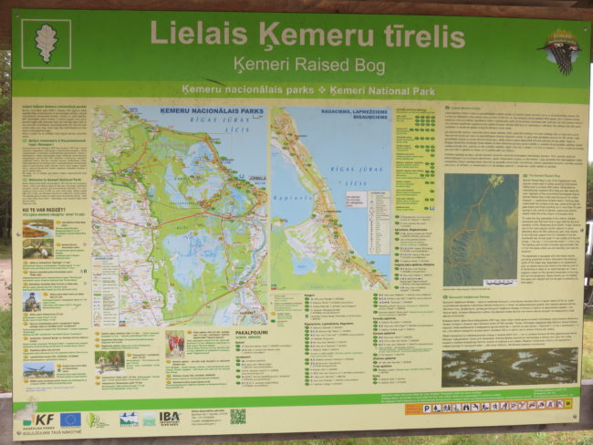 Ķemeri National Park map. What to See and Do in Latvia's Seaside Resort of Jūrmala